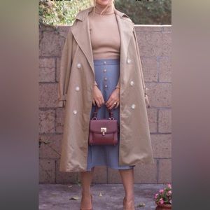 Oversized tench coat